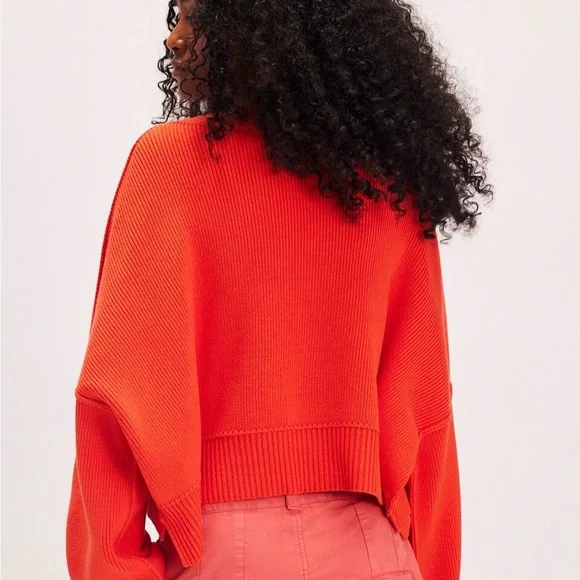 Free People Easy Street Crop Pullover - Picture 2 of 6